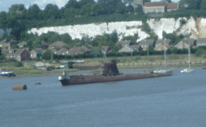 Foxtrot class submarine at Strood