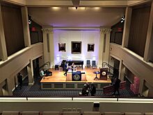 Franklin Hall meeting preparation