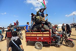 Gazako mugako protesten irudiak 2018 2