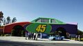 George W. Bush at Victory Junction Gang Camp - Randleman, N.C. with NASCAR drivers