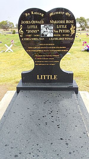 Grave of Jimmy Little