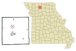 Location of Tindall, Missouri