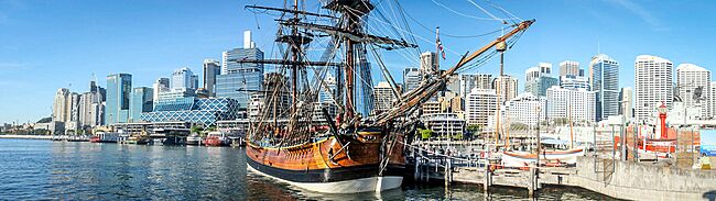 HM Bark Endeavour Replica. Sydney