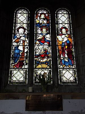 Harlaxton Ss Mary and Peter - interior North Aisle window