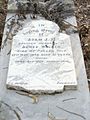 Headstone for Adam James Furley Walker, Pullenvale Cemetery, 2006