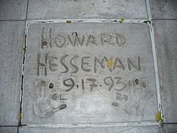 Howard Hesseman (handprints in cement)