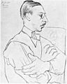 Igor Stravinsky as drawn by Pablo Picasso 31 Dec 1920 - Gallica