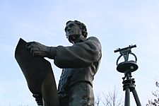 Jefferson statue detail North Grounds UVa