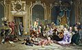 Jesters of empress Anna Ioanovna by V.Jacobi (1872)