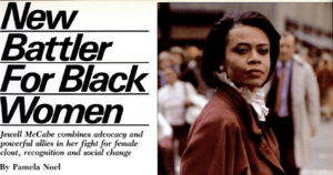 Jewell Jackson McCabe New Battler for Black Women