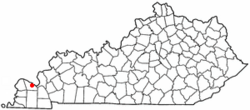 Location of Hendron, Kentucky