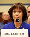 Lois Lerner testifying before US House Oversight Cmte in 2014