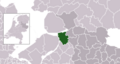 Map - NL - Municipality code 0166 (2009)