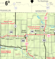 Map of Smith Co, Ks, USA