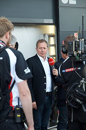 Martin Brundle 2013 British GP