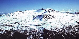 Mauna Kea Summit in Winter