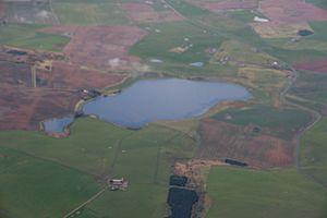 Meikle Loch from the air (geograph 1842682)