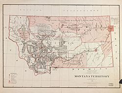 Location of Montana Territory