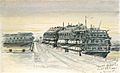 Naval Depot Sept 8th 1895 at Sunset RMG PU6202