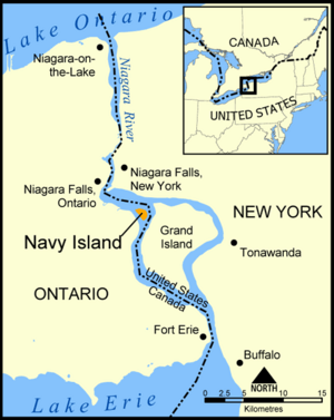 Navy Island map