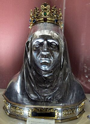 Paolo laurentino, busto reliquiario della beata giulia, argento, 1652-53.JPG