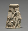Phoenician, Iraq, Nimrud, 9th-8th Century BC - Decorative Plaque- Man; and Griffin in Combat - 1968.45 - Cleveland Museum of Art
