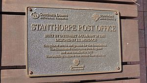 Plaque, Stanthorpe Post Office, 2015