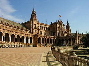 Plaza de Espana - plein in Sevilla