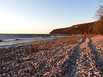 Porcupine Bay north side, Door County, Wisconsin