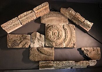 Roman carvings at Minera temple (24483072297)