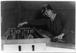Sarabet color organ with Mary Hallock Greenewalt