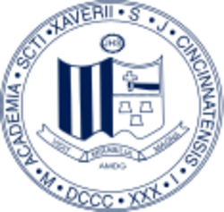 Seal of St. Xavier High School (Cincinnati).svg