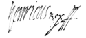 Henry III's signature