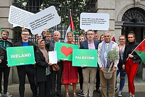 Sinn Féin pro-Palestine rally 2017