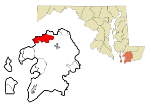 Somerset County Maryland Incorporated and Unincorporated areas Mount Vernon Highlighted.svg