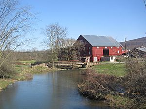 Spring Creek and farm