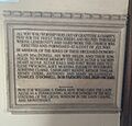 St Tarcisius Church Camberley plaque 2024