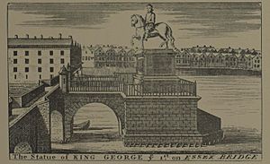 Statue of George I on Essex Bridge, Dublin