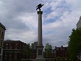 The Beacon Monument, Beacon Hill, Boston, Massachusetts