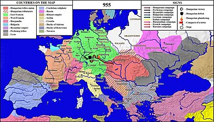 The Hungarian campaign in the German kingdom from 955