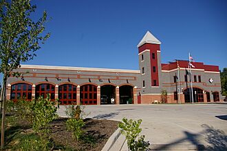 The new Station 6 at the intersection or Corridor Rd. and Washington Blvd, Howard County MD.