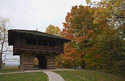 Torre de observación, Parque Estatal Brown County, Indiana, Estados Unidos, 2012-10-14, DD 02