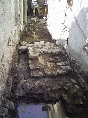 Tower house foundation, Teeling St. Sligo