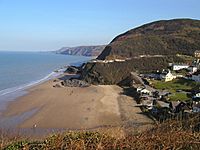 Tresaith from the coast path - geograph.org.uk - 1626119