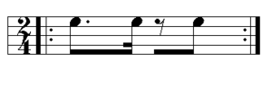Tresillo divisive