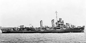 USS Boyle (DD-600) at Boston in August 1942