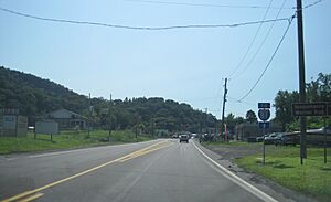 Along northbound US 11