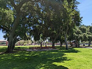 Upland Memorial Park in April 2023