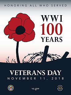Veterans Day poster 2018