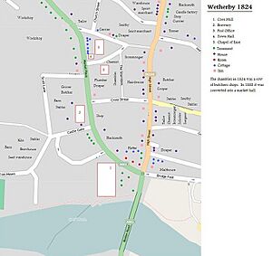 Wetherby town centre map 1824